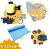 Kit impianto piscina rettangolare 6,00x3,00 m - h. 1,20 m + Membrana