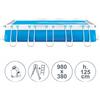 Piscina fuoriterra tubolari LAGUNA LARGE SENIOR 9,80x3,80 m - h.125 cm