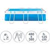 Piscina fuoriterra tubolari LAGUNA BASIC SENIOR 4,80x3,80 m - h.125 cm