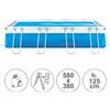 Piscina fuoriterra tubolari LAGUNA BASIC EASY 5,80x3,80 m - h.125 cm