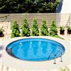 Piscina interrata in acciaio circolare NEWSKYBLUE 350-h.120cm-DELUXE