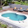 Piscina interrata in acciaio forma di otto SKYSAND 625-h.120cm-EASY