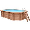Piscina in legno fuori terra JARDIN 563