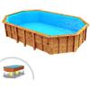 Piscina in legno indipendente ottagonale Riva 814