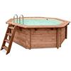 Piscina in legno fuori terra JARDIN 434 Liner sabbia