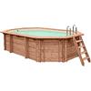 Piscina in legno fuori terra JARDIN 563 Liner sabbia