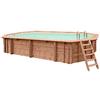 Piscina in legno fuori terra JARDIN 814 Liner sabbia