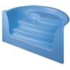 Scala monoblocco in vetroresina per piscina interrata colore azzurro