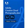 Adobe Creative Cloud Photography Plan 1 To - Abonnement de 3 mois pour 1 PC