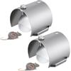 Sinmoe Protezione Anti-Topi in Acciaio Inox, Resistente Protezione Anti-Topi in Acciaio 304 per fognature, Anti-Ritorno, Compatibile con Protezioni universali per scarichi (95-110 mm, 4'')