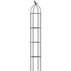 Generico Supporto da giardino - Pali per strutture per piante rampicanti, struttura ornamentale in metallo con rivestimento antiruggine, funzione di allenamento per la crescita verticale, vasi ideali per