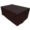 Kaufpirat Premium Abdeckplane 330x220x80 cm Gartenmöbel Gartentisch Hülle Abdeckung Haube Schutzhülle Abdeckhaube 6.000 mm Wasserbeständigkeit Schwarz