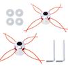 COEWUR 2pcs Testina Decespugliatore Universale in Alluminio con Rondella e Chiave Testina Tagliaerba per Decespugliatore Arbusti Prati Giardini Parchi (2 Testina + 8 Corda)
