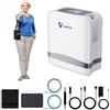 Filtnestr Generatore di ossigeno portatile, concentratore di ossigeno portatile regolabile da 1 a 6 l con accessori tascabili per l'uso in viaggio, 93%