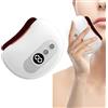 Helweet Massaggiatore Viso Lifting, Massaggio Viso, Face Massager Lifting Elettrico, 9 Modalità, Face Massager GuaSha Donne, per il Sollevamento e il Rassodamento della Pelle Cadente, Massaggio Viso e Corpo