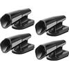 SAVITA 4 pezzi Deer Whistles Wildlife Warning per fischietto auto, veicoli, motocicli, nero Ultrasonico Cervo avvertimento