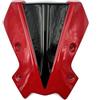 Jdonvtj Cupolino Spoiler Per KAWASAKI Per Z650 Per Z-650 Per Z 650 Per Z900 2020 2021 2022 2023 2024 2025 Copertura Testa Naso Carenatura Parabrezza(Red)