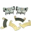 Mabutingti Pinza freno anteriore sinistra destra adatta per Polaris RZR 4 800 900 1000 XP Ranger 570 800 900 1000 Diesel HST Brutus GEM General 1000 Military PRO XD con Pastiglie senza supporto di