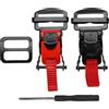 Generic Fibbia professionale per casco - Conversione, chiusura di sicurezza per moto, adattatore di ricambio per sottogola a sgancio rapido, modifica sicura ad alte prestazioni per casco da corsa comfort