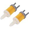 Septpenta 2Pz Filtro Carburante Generatore Diesel, Plastica di Alta Qualità Carta Filtro di Ferro, Altezza 125 MM Design Adatto per Macchine di Potenza 170F 173F