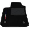 Somer Car Tappetino Auto SOLO LATO GUIDA 1pz compatibile con Renault Megane 4 2016-2025 | 1 tappeto su misura in moquette, bandiera francia