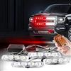 yifengshun Giroscopio LED 4 in 1 Telecomando Wireless DC12V -luce stroboscopica luci DRL lampeggiante magnetico di emergenza segnalazione luci per auto veicolo (rosso & bianco)