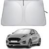 LANTU Parasole Parabrezza Per Ford Puma MK2 2020-2026 Ripiegabile Protezione Visiera Solare Con Tasca Portaoggetti Blocca Raggi UV Ombrello Da Sole