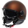 Generico Casco Momo Evo Mono Matt Espresso Black Espresso Nero Opaco Doppia VIsiera (S: 55-56 cm)