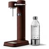 aarke Carbonator 3 Gasatore d'acqua, corpo in acciaio inox, produttore di acqua frizzante, inclusa bottiglia in PET senza BPA, compatibile con bombole di CO2 da 60 L / 425 g, colore: bordeaux