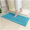 Decomira Tappeto Bagno Antiscivolo | Tappetino bagno super assorbente, lavabile in lavatrice | Per il bagno, la doccia, la vasca da bagno o come tappetino WC | Turchese - 80x150 cm