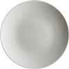 CER-POR Piatti Moderni LUNA Set 6 Piatti Dessert 20 Cm In Porcellana Bianca Eleganti