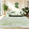 WUTONG Tappeto Salotto 80x120cm,Verde Moderno Morbido Tappeto Camera da Letto Lavabile,Astratto Pelo Corto,Antiscivolo per Soggiorno Ufficio Cucina