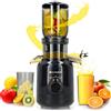 Silvergear® Estrattore Frutta e Verdura a Freddo | Slowjuicer Motore Potente a 60 giri/min | Estrattore 250 W | Bocca Larga 103 mm Scivolo | 2 Contenitori di Raccolta da 450 ml | Nora
