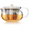 Teabloom Kyoto Teiera e Bollitore 2-in-1 - Compatibile con Fornelli e Microonde, con Filtro Removibile per Té Sfuso - Capacità 2-3 Tazze / 700 ml
