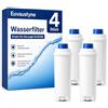 Euvaustyne Filtro dell'acqua per Delonghi DLSC002, compatibile con ECAM, ETAM, Magnifica, Dinamica, Eletta - Filtro di ricambio al carbone attivo per macchine da caffè automatiche, senza cloro e