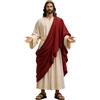 Generisch 2026 Esclusiva statua di Cristo in resina, scala 1/6, per collezionisti esigenti (rosso, 17 x 9 x 7 cm)