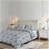 Italian Bed Linen Parure Copripiumino NO STIRO KARMA - prodotto in Italia - Set Copripiumino - Letto Matrimoniale, Microfibra - Sacco 250x200 cm + Patella e 2 Federe 50x80 cm - GEO