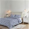 Italian Bed Linen Parure Copripiumino NO STIRO KARMA - prodotto in Italia - Set Copripiumino - Letto Matrimoniale, Microfibra - Sacco 250x200 cm + Patella e 2 Federe 50x80 cm - ELITE