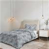 Italian Bed Linen Parure Copripiumino NO STIRO KARMA - prodotto in Italia - Set Copripiumino - Letto Singolo, Microfibra - Sacco 150x200 cm + Patella e Federa 50x80 cm - GEO