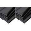 IPEA Tessuto Fodera Nero - 200 cm x 150 cm - Made in Italy - Tessuto al Metro per Cucito, Abbigliamento, Fodere, Giacche, Pantaloni, Gonne, Arredamento, Cuscini - Stoffa per Cucire e Foderare