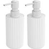 Allstar Wenko Allstar, Dispenser di Sapone, Polipropilene, Bianco, 18 x 7 x 7 cm (Confezione da 2)