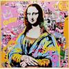 Kare Design WTD - Stampa su tela La Viva Woman, multicolore, 100 x 100 cm, in vetro, moderno, astratto, pop art, soggiorno