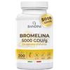 ® Bromelina Forte 5000 Gdu/G Gastroprotetta 200 Compresse, Enzima Digestivo, Est