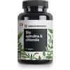 natural elements Spirulina Bio & Chlorella 500 compresse 2400 mg di Spirulina biologica 2400 mg