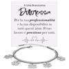 Bramart Bracciale Donna Dottoressa Acciaio Inox Lucidato Compleanno Idee Regali per lei, Bracciali Festa della Mamma Idea Regalo Natale - Cofanetto con DEDICA incluso (Dottoressa - Quadrifoglio)