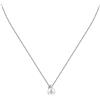 Bluespirit B-CLASSIC Collana Donna in Argento 925, Perla Bianca, Zirconi,Idee regalo, Idee Regalo - P.25C910001700