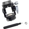 yanwuwa Testa video professionale Struttura di smorzamento idrostatica ° Movimento completo Inclinazione da 80° a +90° Base Forte Treppiede largo 42mm Live Streaming Pan Tilt professionale