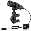BJdfgE Action camera 2K HD con stabilizzazione dell'immagine, design impermeabile, videoregistratore DV for sport all'aria aperta(Camera Add 128g)