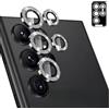 SHSJYA Diamond Eagle Eye - Protezione per obiettivo del telefono per Samsung Galaxy S23 / S23Plus / S23Ultra / S23FE, facile installazione, anti-caduta, antigraffio, pellicola protettiva (nero, per