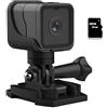 BJdfgE Action camera con stabilizzazione dell'immagine, videocamera sportiva impermeabile Full HD 1080P for registrazioni all'aperto(Without Tf Card)